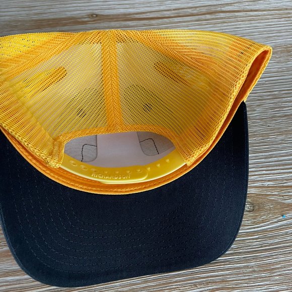 Caterpillar CAT Diesel Power Vintage Patch Hat - New Black & Gold Richardson 112 - Picture 6 of 6